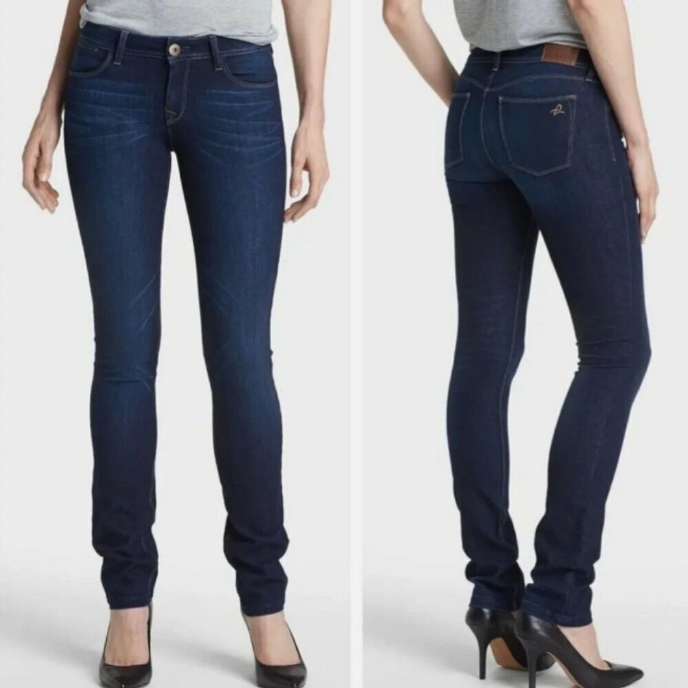 DL1961 Grace Jeans Women's 26 High Rise Straight Leg Skinny Stretch USA Cowgirl